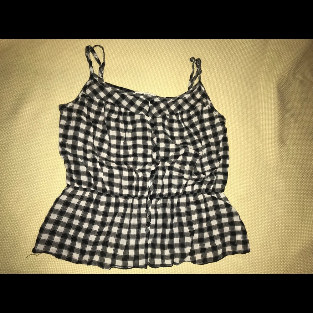 Checkered tank top